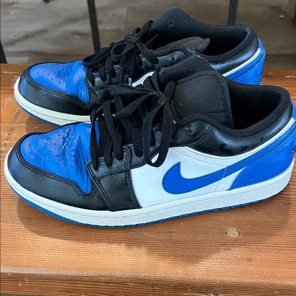 Nike Air Jordan 1 Low - Black/White/Royal Blue